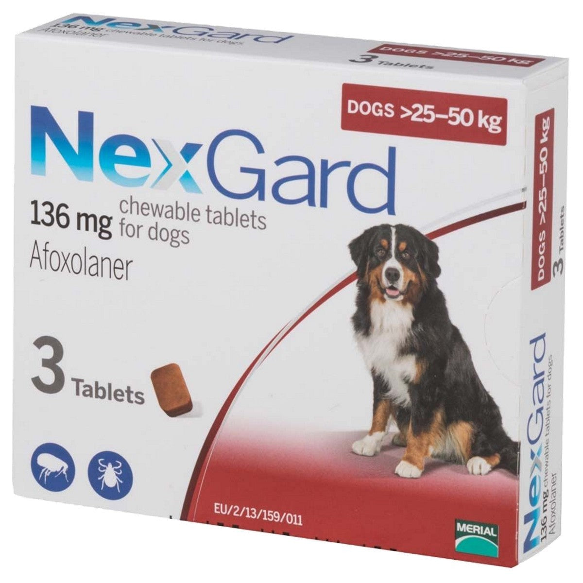 Nexgard 136mg Chewable Tablets for Extra Large Dogs 3s VET THIRTY 4