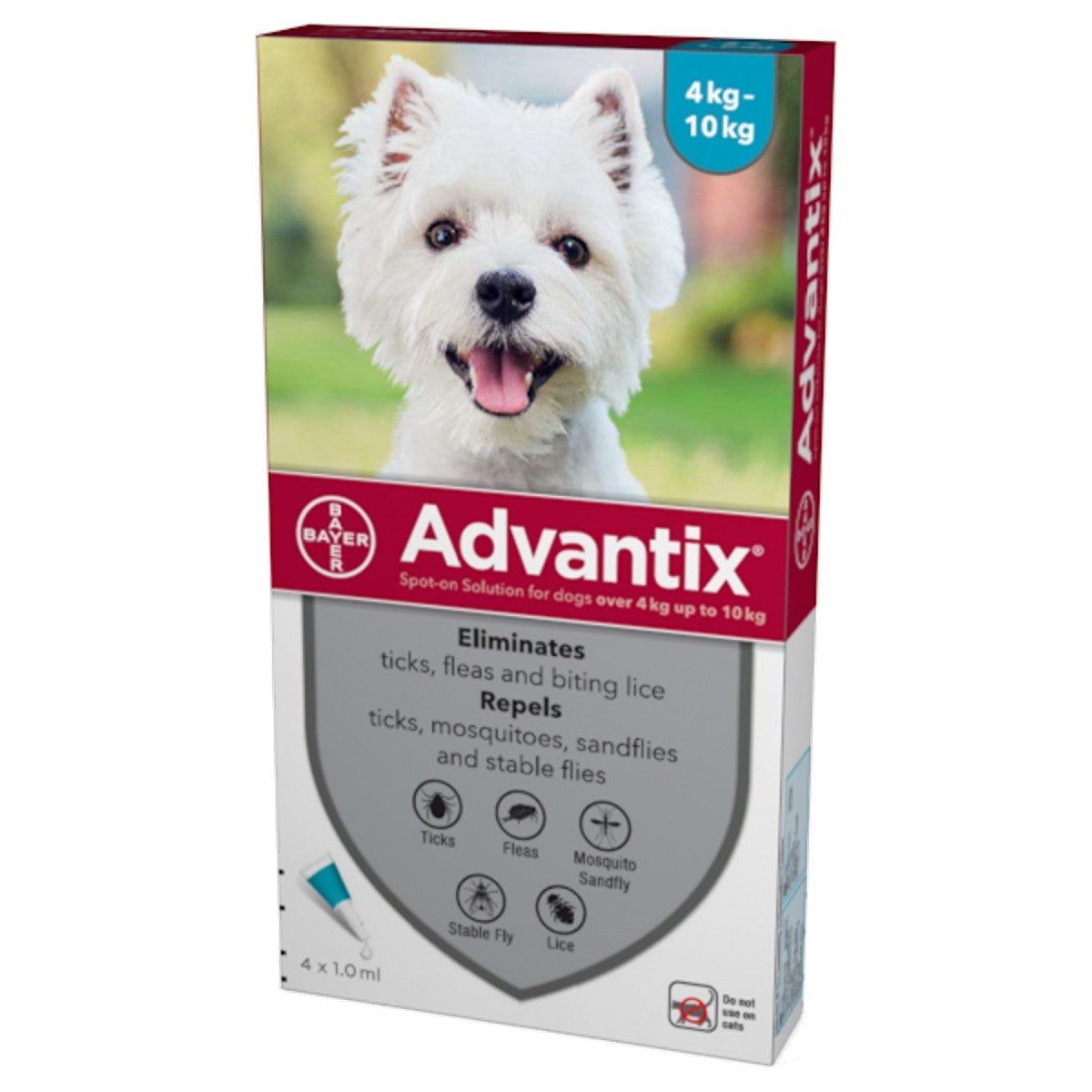 Advantix Spot-On Solution for Medium Dogs (4-10kg)