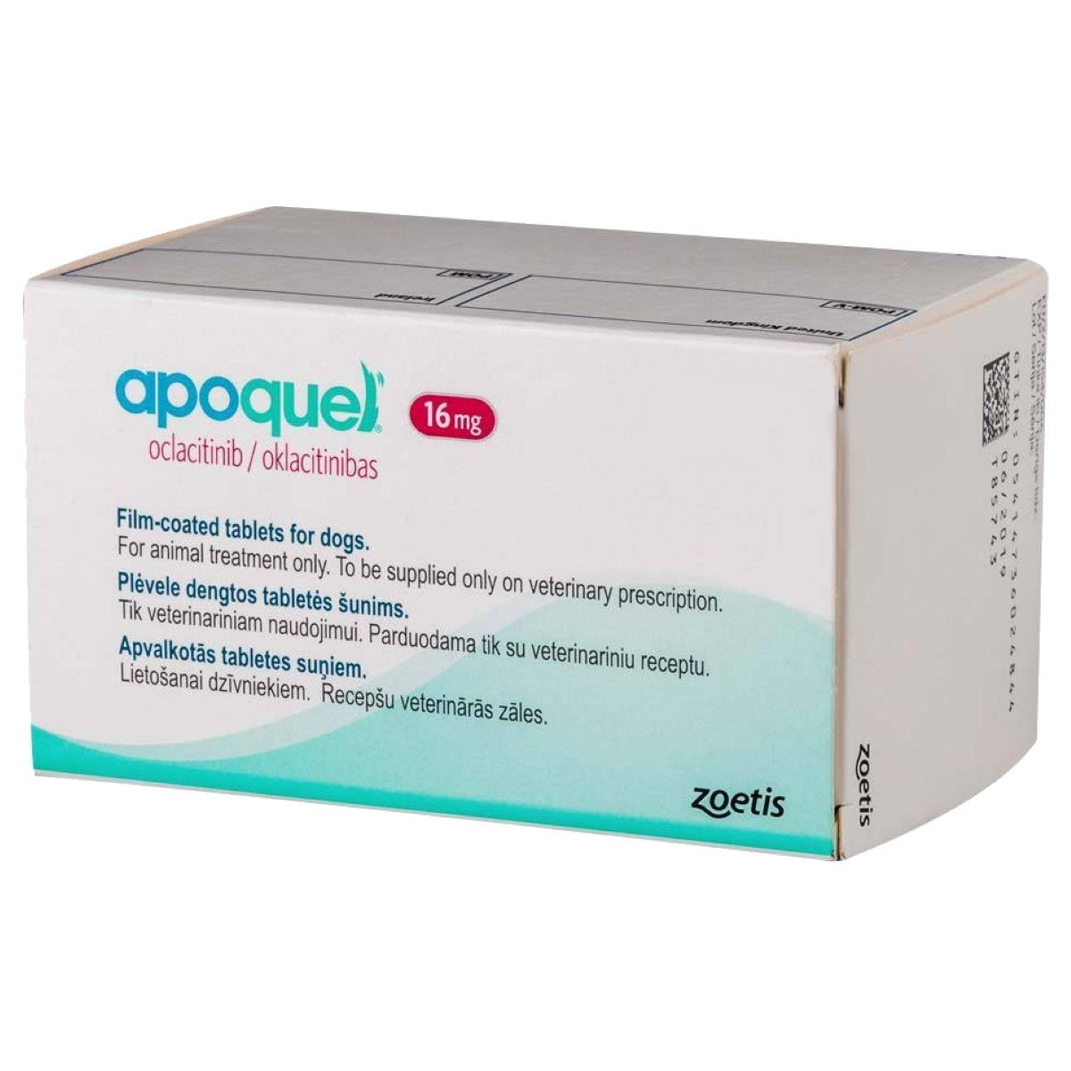 Apoquel 16mg Film Coated Tablets for Dogs 100 tabs – VET THIRTY-4