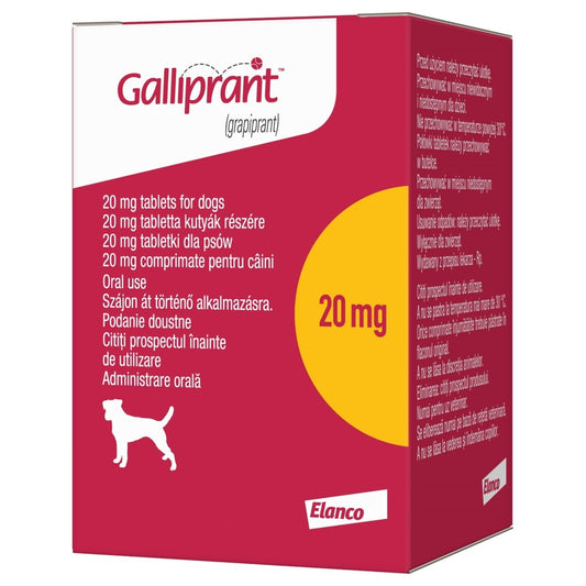 Galliprant 20mg Flavoured Tablets for Dogs 30s