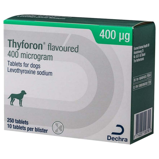 Thyforon 400mcg Flavoured Tablets for Dogs 250s