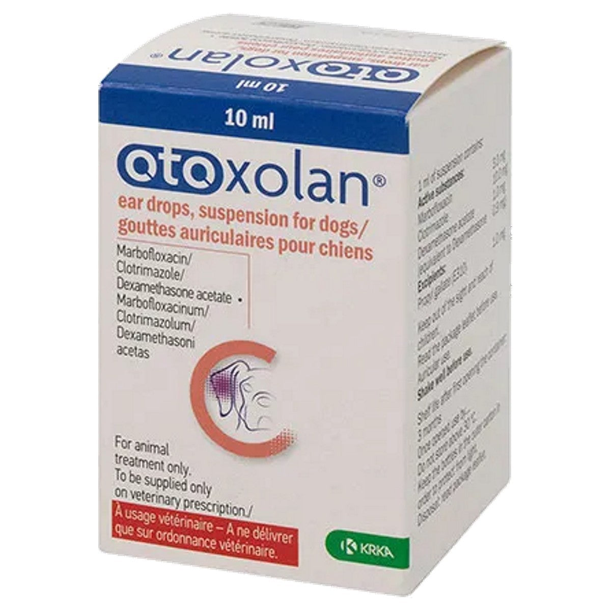 Otoxolan Ear Drops for Dogs 10ml