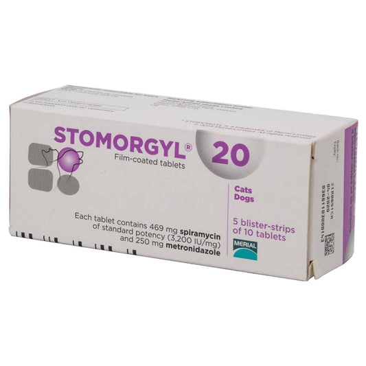 Stomorgyl Tablets 20 50s