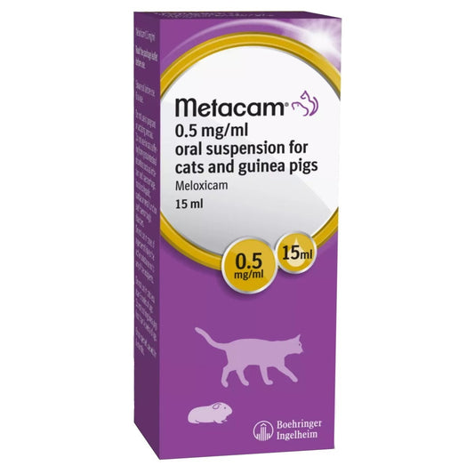 Metacam Oral Suspension for Cats and Guinea Pigs 15 ml