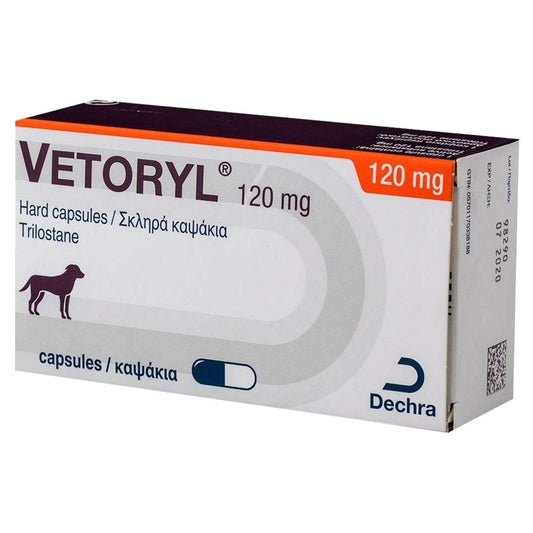 Vetoryl 120mg Hard Capsules for Dogs 30s