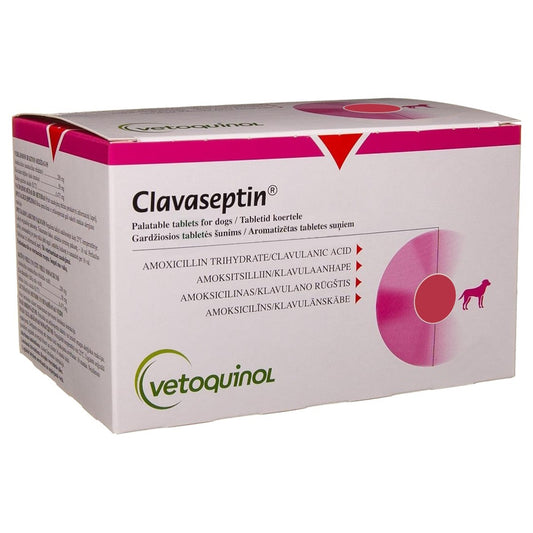 Clavaseptin 250mg Palatable Tablets for Dogs 100s