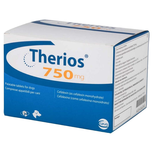 Therios 750mg Palatable Tablets for Dogs 200s