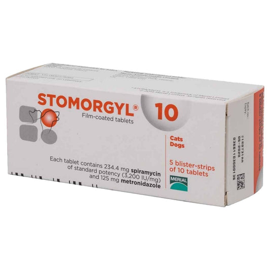 Stomorgyl Tablets 10 50s