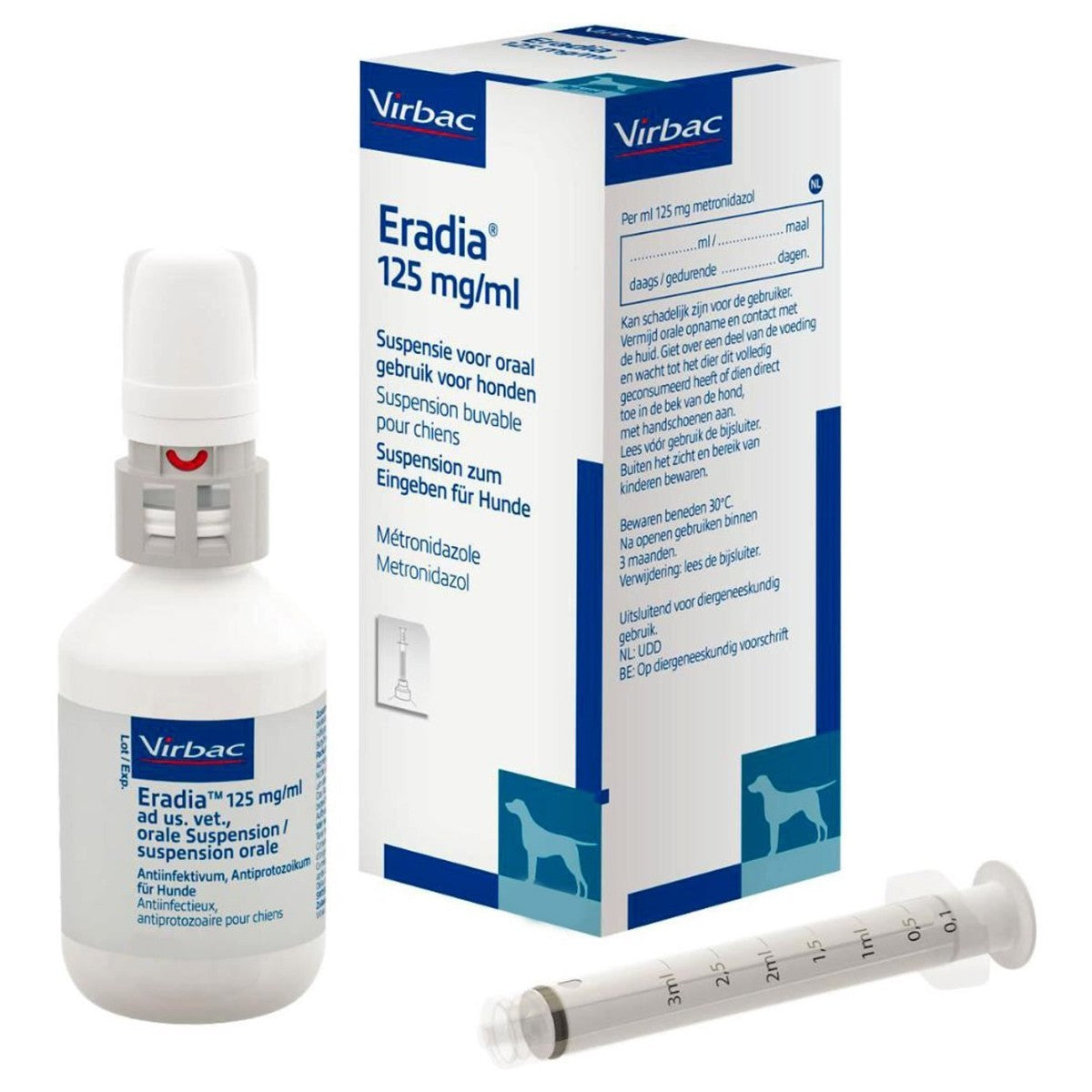 Eradia 125mg/ml Oral Suspension for Dogs 100 ml