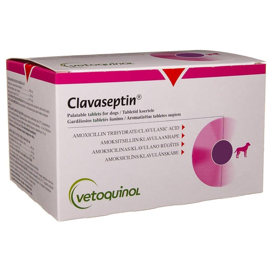 Clavaseptin 500mg Palatable Tablets for Dogs 100s