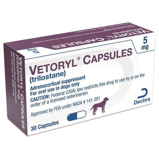 Vetoryl 5mg Hard Capsules for Dogs 30s