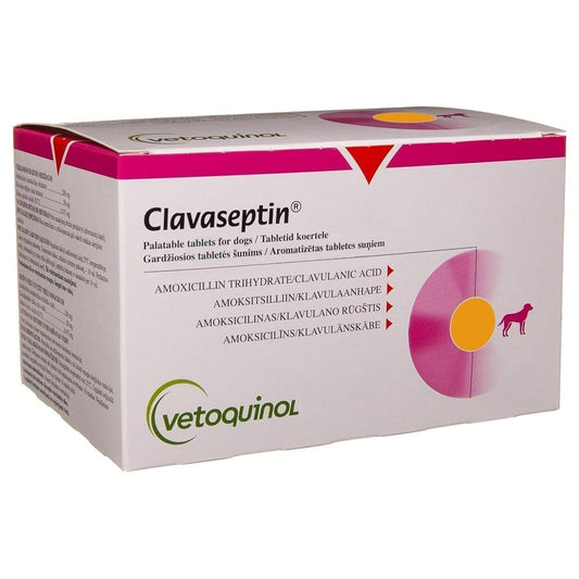 Clavaseptin 750mg Palatable Tablets for Dogs 100s